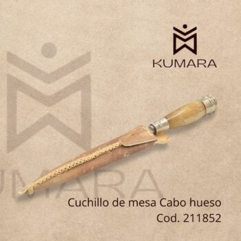 Cuchillo de mesa cabo hueso