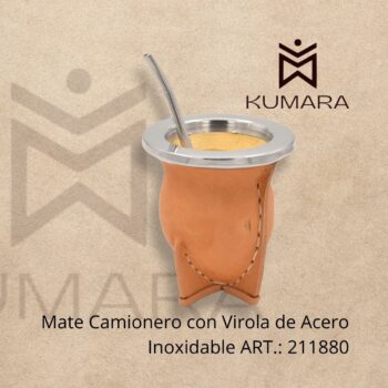 Mate Camionero con Virola de Acero Inoxidable